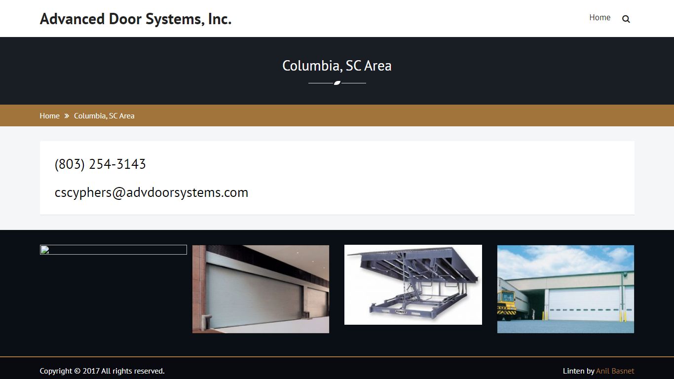 Columbia, SC Area – Advanced Door Systems, Inc.